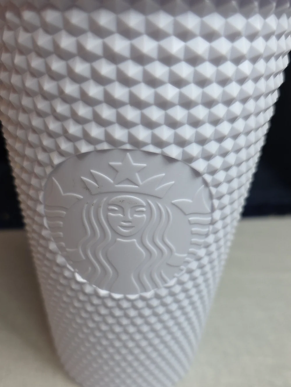 Starbucks Matte White Studded Grande Tumbler with Clear Straw
